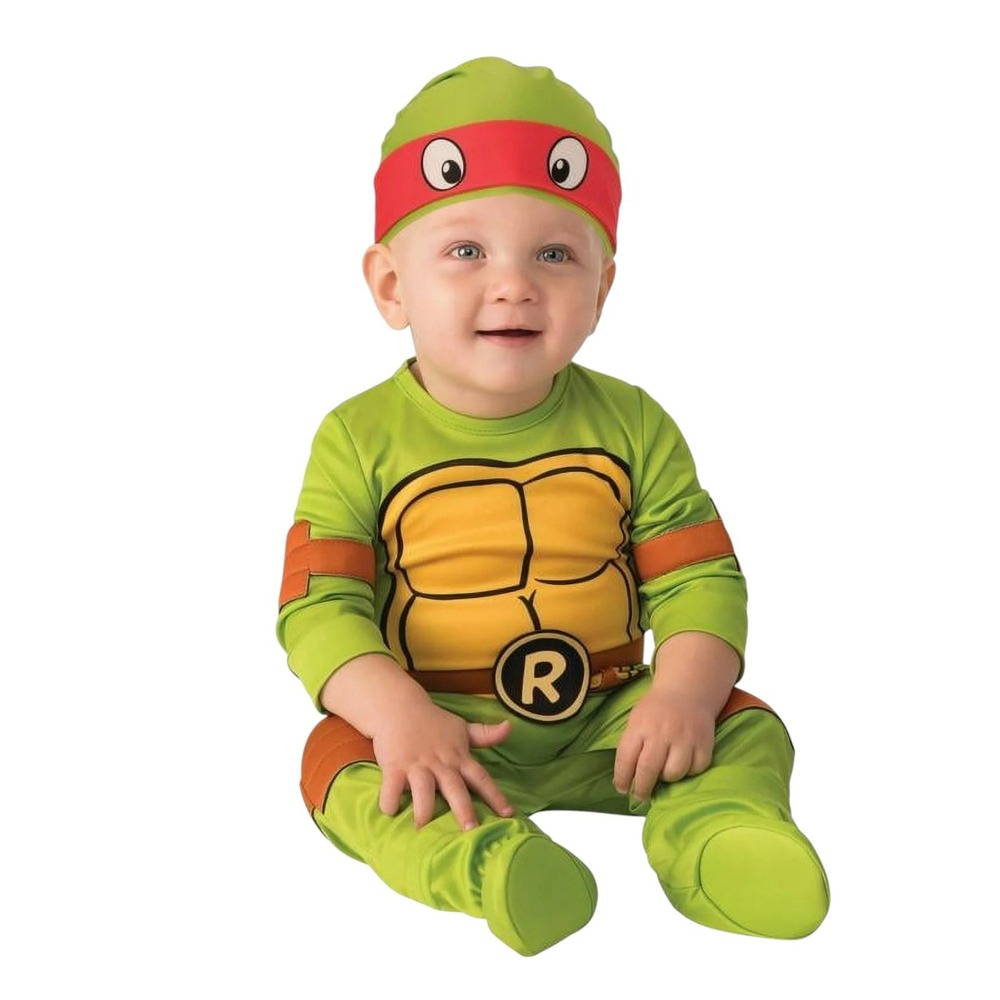 Infant Nickelodeon Teenage Mutant Ninja Turtle Costume All 4 Turtles 6-12 mo - Picture 4 of 8